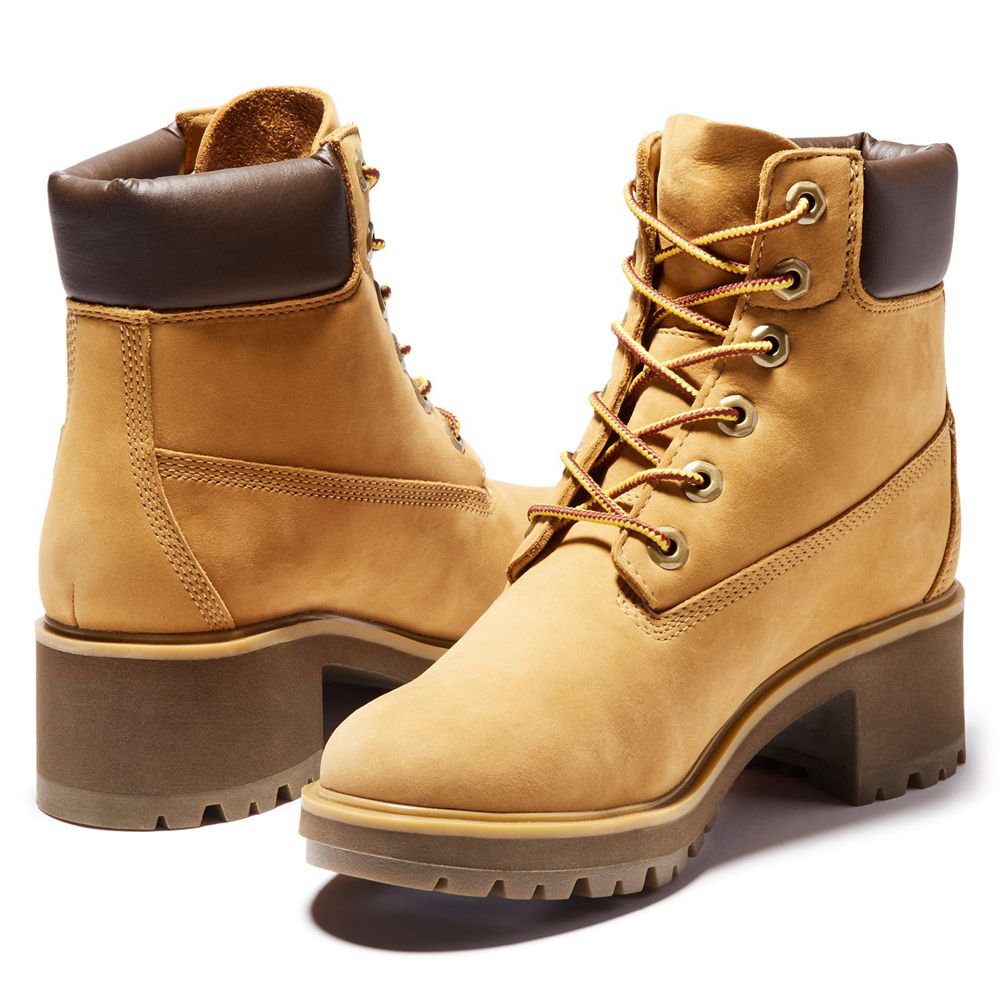 Botas Feminino - Timberland 6-Inch Kinsley Impermeavel - AHMYN7689 - Marrom